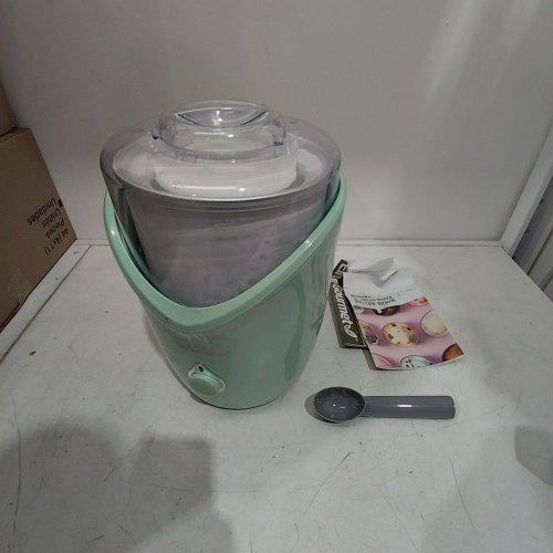 ELITE GOURMET ELECTRIC AAUTOMATIC ICE CREAM MAKER - 2 QT - MINT GREEN (MODEL: EIM263M) image 4
