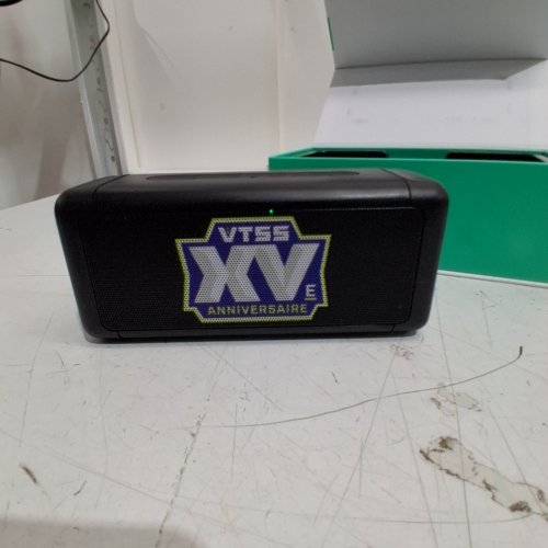 SOUND WEDGE MAGNETIC OUTDOOR PORTABLE SPEAKER - OURS IS CUSTOMIZED - BLACK (MODEL : 7195-71BK) image 2