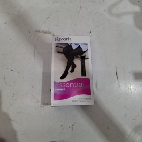 SIGVARIS OPAQUE COMPRESSION STOCKINGS - MEDIUM - LARGE - 20-30 MMHG - BLACK (STYLE: 862PMLW99) image 2