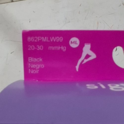 SIGVARIS OPAQUE COMPRESSION STOCKINGS - MEDIUM - LARGE - 20-30 MMHG - BLACK (STYLE: 862PMLW99) image 3