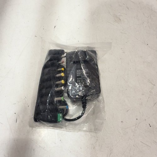 UNIVERSAL POWER SUPPLY ADAPTER WITH CONNECTOR ATTACHMENTS TIPS - 12 V - BLACK image 2