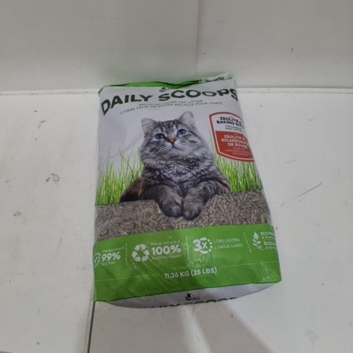 CAT LOVE DAILY SCOOPS RECYCLED PAPER CAT LITTER - 25LBS image 2