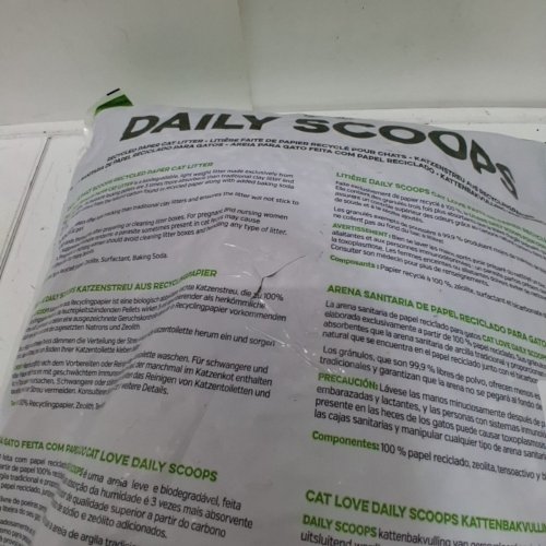 CAT LOVE DAILY SCOOPS RECYCLED PAPER CAT LITTER - 25LBS image 3