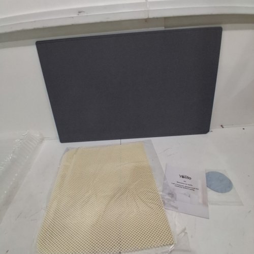YOLIFE STONE DIATOMACEOUS EARTH BATH MAT - 30" X 20" - GREY image 2