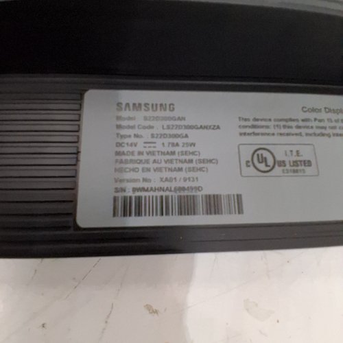 SAMSUNG ESSENTIALS FULL HD MONITOR -16:9 - 22" - 1920X1080 - 100HZ - BLACK (MODEL: S22D300GAN) image 15