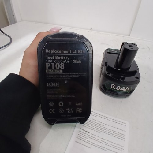 2PK POWILLING LI-ION REPLACEMENT DEWALT 18V BATTERY - 6.0AH, FOR DEWALT 18V XRP NI-CAD (MODEL: DC9096-LI) image 2
