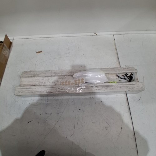 5PC GIFTGARDEN FLOATING SHELVES - VARIOUS SIZES - DISTRESSED WHITE image 2