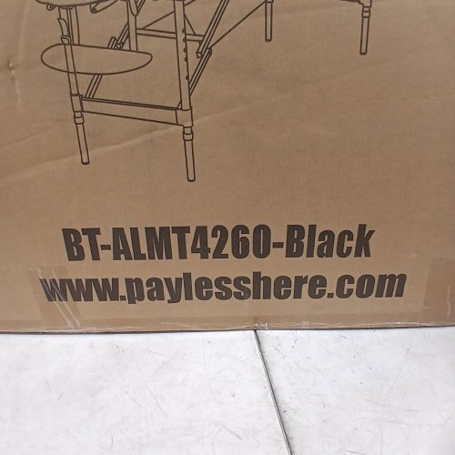 BEST MASSAGE ALUMINUM PORTABLE MASSAGE TABLE BED - 73" X 24" X 23"- 31.5" - BLACK (MODEL:BT-ALMT4260-BLACK) image 2