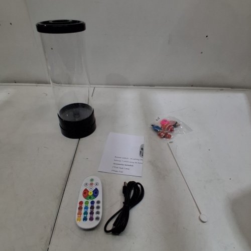 SENCU SENSORY FISH LAMP, 4 FISH INCLUDED - 11.35" H - BLACK image 3