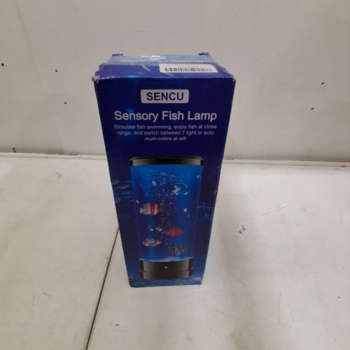 SENCU SENSORY FISH LAMP, 4 FISH INCLUDED - 11.35" H - BLACK image 5