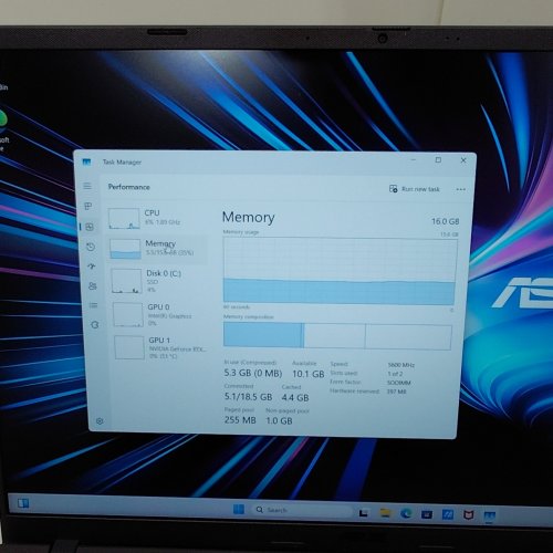 ASUS V16 GAMING LAPTOP - 16" | INTEL CORE 7 240H | 16GB RAM | 1TB SSD | RTX 3050 | 144HZ - BLACK - (MODEL: V3607VJ-AS74) image 5