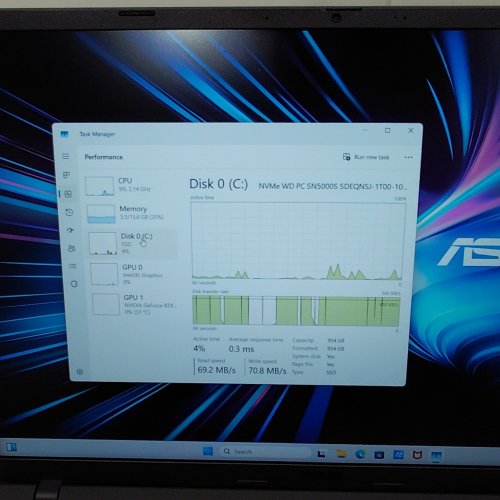 ASUS V16 GAMING LAPTOP - 16" | INTEL CORE 7 240H | 16GB RAM | 1TB SSD | RTX 3050 | 144HZ - BLACK - (MODEL: V3607VJ-AS74) image 6
