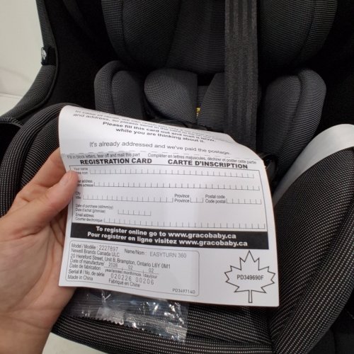 GRACO EASYTURN 360 2-IN-1 CONVERTIBLE CAR SEAT - CYRAN BLACK/GREY (MODEL: 2227897) image 4