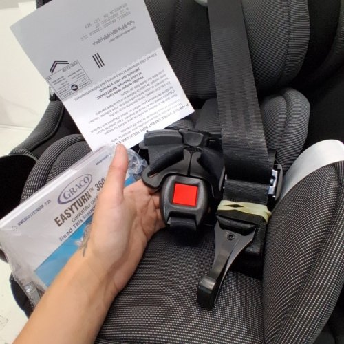 GRACO EASYTURN 360 2-IN-1 CONVERTIBLE CAR SEAT - CYRAN BLACK/GREY (MODEL: 2227897) image 5