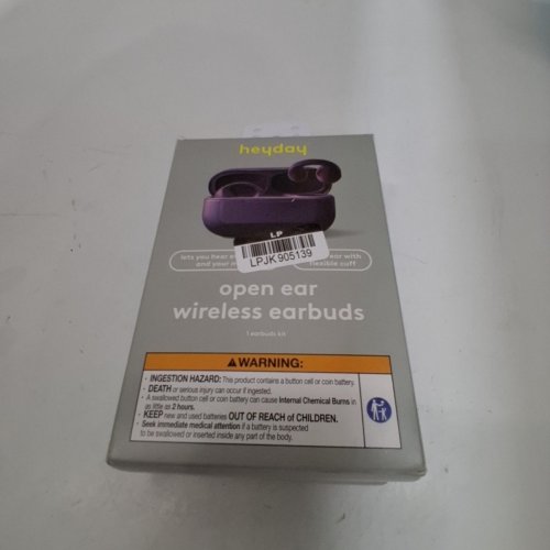HEYDAY OPEN EAR WIRELESS BLUETOOTH EARBUDS - DEEP PURPLE (MODEL: OWS1) image 4