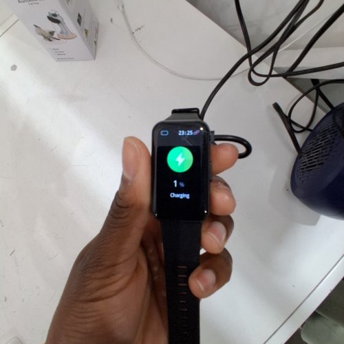 ADULT FITNESS TRACKER CALORIE COUNTER SMART BAND FOR ANDROID/IOS - 1.47" SCREEN, 5 V, 0.5W - BLACK (MODEL: T54) image 4