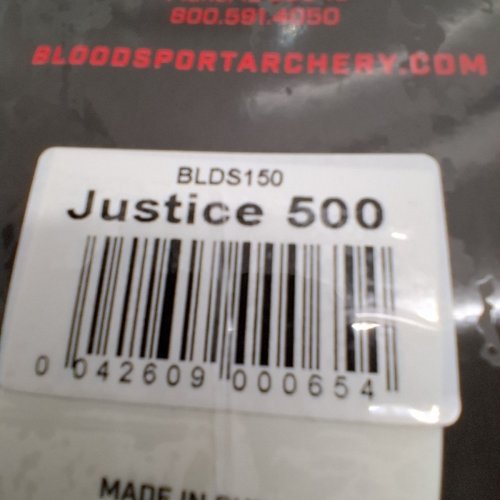 6PK BLOODSPORT JUSTICE 500 ARROW WITH BLOOD RING TECHNOLOGY (MODEL: BLDS150) image 4