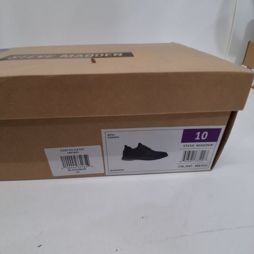 MEN'S STEVE MADDEN LACE-UP SHOES - SIZE 10 - BLACK (ITEM: 8887010) image 2