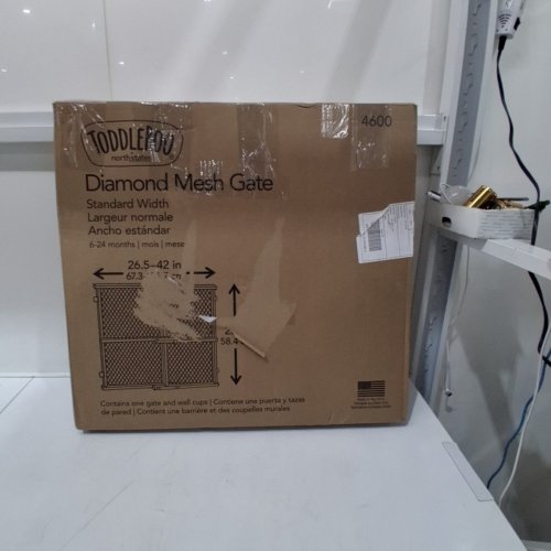 NORTHSTATES SUPERGATE DIAMOND MESH GATE 4600 - 26.5" - 42"W / 23"H - WOOD image 3