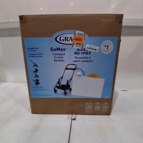 GRACO GOMAX COMPACT STROLLER FRAME - COMPATIBLE WITH ANY GRACO INFANT CAR SEAT - BLACK (MODEL: 2216004) image 7