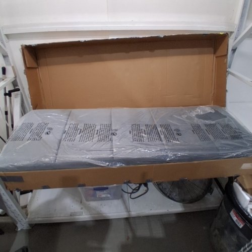 SHE CERLIN VELVET UPHOLSTERED LIFT UP STORAGE WOODEN PLATFORM BED FRAME WITH HEADBOARD - FULL - GREY - (MODEL: KKUU001) image 4