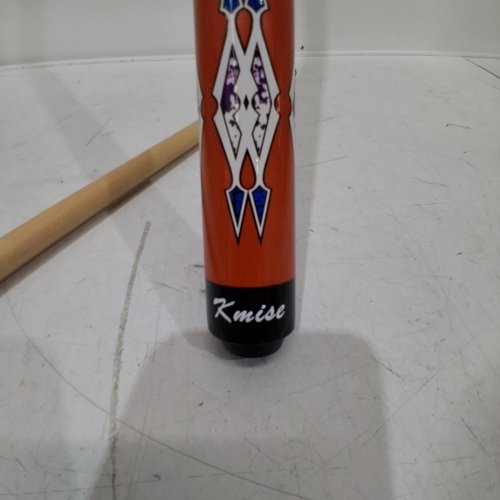 KMISE POOL CUE STICK, 21 OZ - 58" - ORANGE image 3