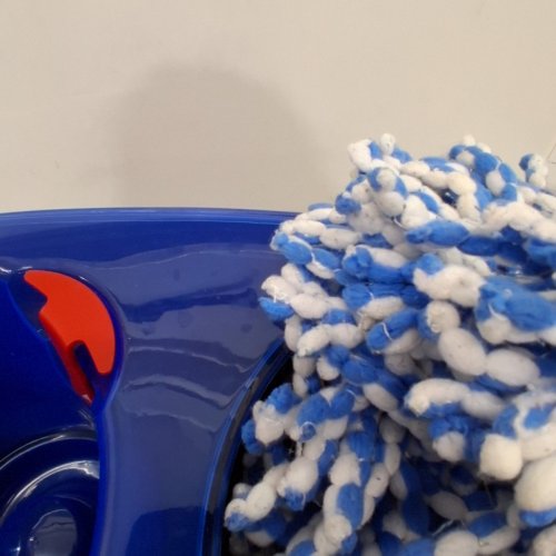 VILEDA EASYWRING RINSE CLEAN 2 TANK SPIN BUCKET SYSTEM - BLUE/RED/GREY image 3
