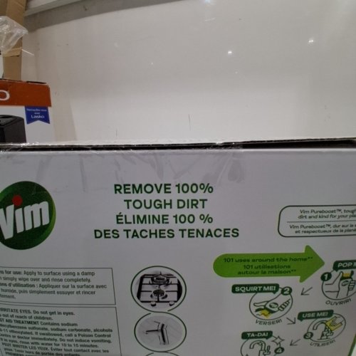 3PK VIM PUREBOOST CREAM CLEANER - 750ML/EACH (MODEL: 2008633) image 3