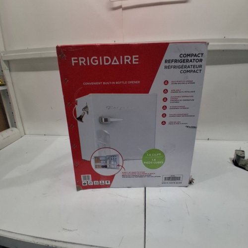 FRIGIDAIRE COMPACT REFRIGERATOR - 1.6 CU. FT; 115 V; 19.0" X 18.7" X 19.8" - WHITE (MODEL: EFR176-WHITE-6COM) image 11