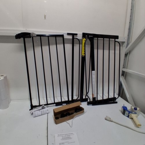 REGALO EASY STEP EXTRA WIDE SAFETY GATE - 29 - 49" X 30" - BLACK (MODEL: 1164 EB DS) image 2