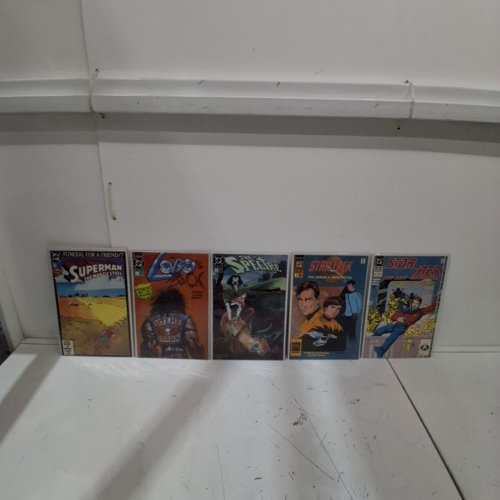 10 ASSTD DC COMIC BOOKS - STAR TREK THE NEXT GENERATION #4, #8, #25, STAR TREK #2, LOBO'S BACK #1, SPECTRE #5, #7, SUPERMAN MAN OF STEEL #21, THE DEMON #17, DEATHSTROKE THE TERMINATOR #24 - VARIOUS AUTHORS image 4