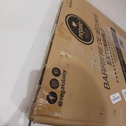REGALO PLASTIC EXPANDABLE SAFETY GATE - 28" TO 42" X 23" - GREY (MODEL: 0723DS) image 3