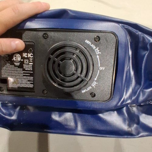ACTIVE ERA PREMIUM AIR MATTRESS - 20" HEIGHT, QUEEN - BLUE/GREY - (MODEL:AB-Q1-CA) image 2