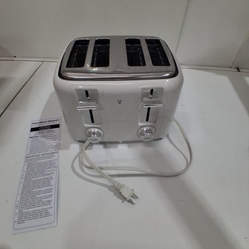 HAMILTON BEACH 24218 HAMILTON BEACH 4 SLICE TOASTER, WHITE image 3