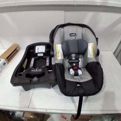 EVENFLO LITEMAX SPORT INFANT CARSEAT WITH BASE - GRAPHITE GREY - (MODEL: CS100112403) image 3