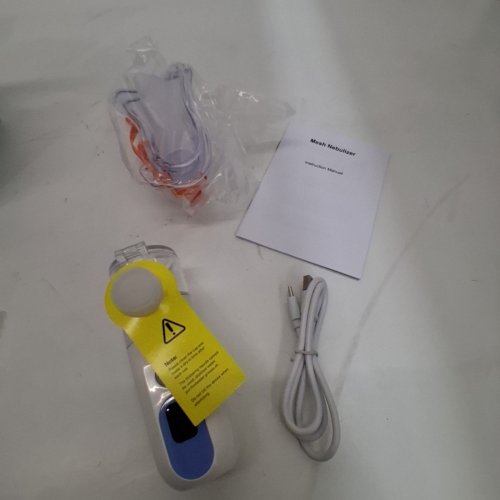 PORTABLE RECHARGEABLE MESH NEBULIZER WITH DIGITAL DISPLAY - PURPLE/WHITE image 4