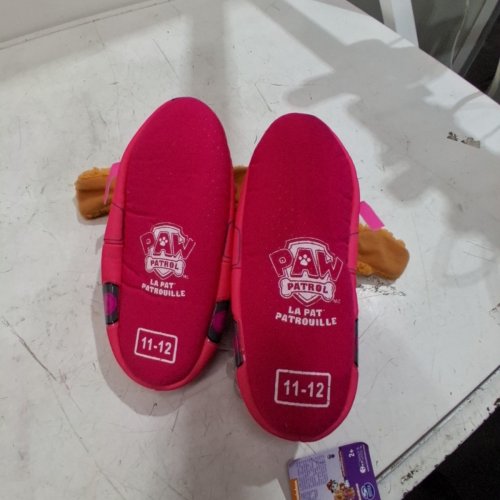 GIRLS NICKELODEON 3D PAW PATROL SLIPPERS - 11-12 - PINK image 4