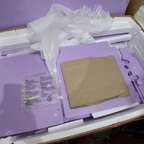 KID'S GARVEE VANITY TABLE & CHAIR SET WITH LED MIRROR - PURPLE/PRINCESS (MODEL : PHO_3445QHIX) image 7