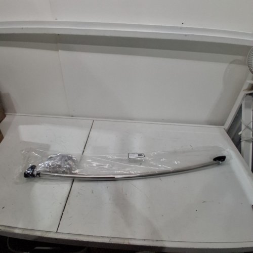 MOEN ADJUSTABLE TENSION CURVED SHOWER ROD - 5FT - CHROME (MODEL: CSR2172CH) image 2