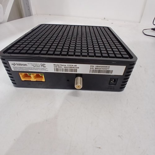 HITRON DOCSIS 3.1 CABLE MODEM WITH ETHERNET PORTS - BLACK (MODEL: CODA-45) image 2