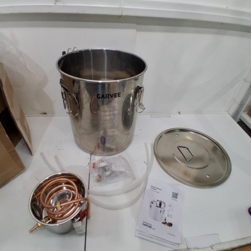 GARVEE HOME BREWING ALCOHOL DISTILLER KIT - 10GAL - STAINLESS STEEL (MODEL: PHO_0ZVVWN99) image 2