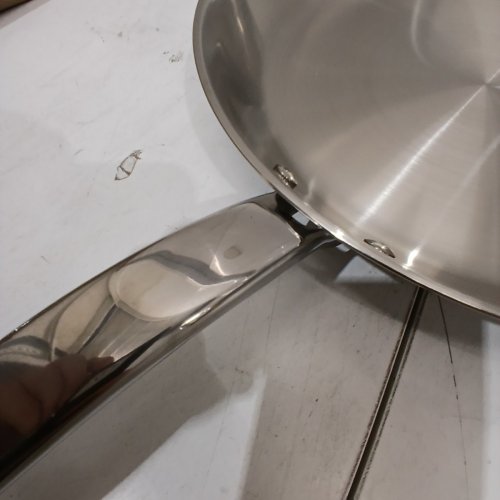 T-FAL OVEN SAFE FRYING PAN - 12" DIAMETER - STAINLESS STEEL image 3