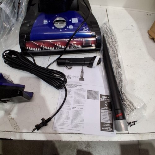 HOOVER WINDTUNNEL BAGLESS UPRIGHT VACUUM FOR PET HAIR/CARPET/HARD FLOOR - ERXTRAP LARGE CAPACITY - BLUE/BLACK/GREY (MODEL : UH71106VCA) image 5