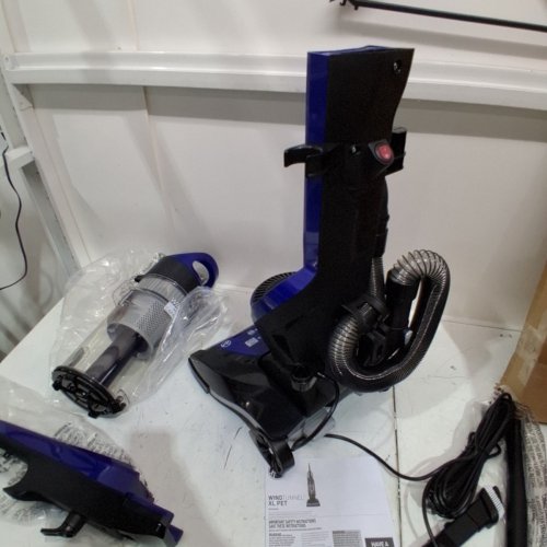 HOOVER WINDTUNNEL BAGLESS UPRIGHT VACUUM FOR PET HAIR/CARPET/HARD FLOOR - ERXTRAP LARGE CAPACITY - BLUE/BLACK/GREY (MODEL : UH71106VCA) image 6