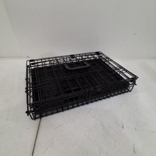 MIDWEST ICRATE SINGLE DOOR FOLDING DOG CRATE - 24" X 18" X 19" - BLACK - (MODEL: 1524) image 3