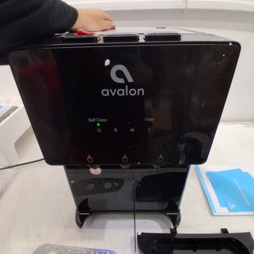 AVALON A12 COUNTERTOP BOTTLELESS WATER DISPENSER WITH 3 TEMPERATURES & SELF-CLEANING - STAINLESS STEEL/BLACK (MODEL: A12-CTPOU) image 2
