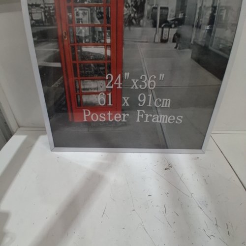 GIFTGARDEN ALUMINUM POSTER FRAME - 24" X 36" - WHITE image 2
