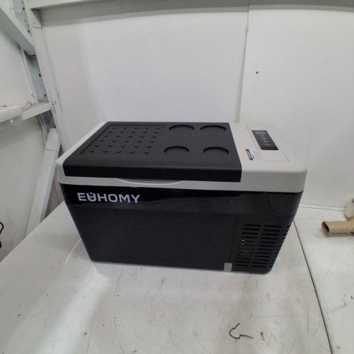 EUHOMY ELECTRIC COOLER/REFRIGERATOR - 26QT - 12/24V - DC 110-240V AC - BLACK/GREY (MODEL: CF004-25) image 4