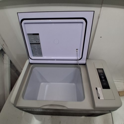 EUHOMY ELECTRIC COOLER/REFRIGERATOR - 26QT - 12/24V - DC 110-240V AC - BLACK/GREY (MODEL: CF004-25) image 5