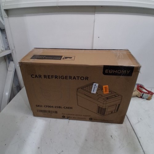 EUHOMY ELECTRIC COOLER/REFRIGERATOR - 26QT - 12/24V - DC 110-240V AC - BLACK/GREY (MODEL: CF004-25) image 8